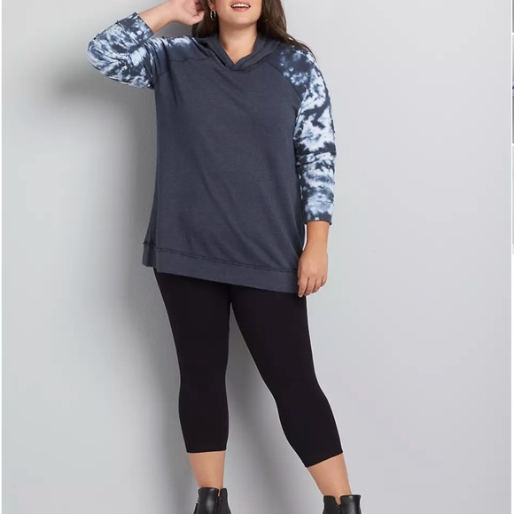 🎉HP 8/1🎉🎉Livi French Terry Hoodie Tye-Dye 14/16 - Picture 3 of 3